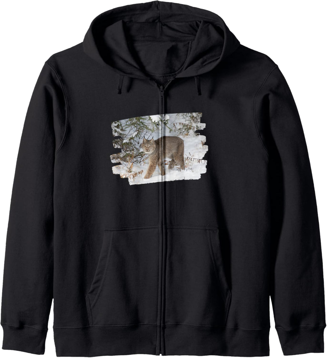 Kanada Lynx Kapuzenjacke