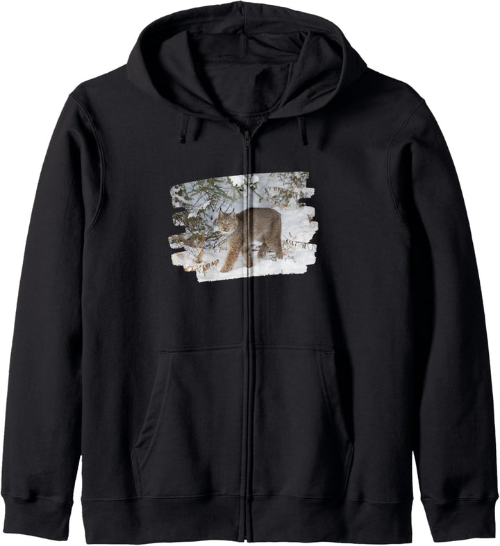 Kanada Lynx Kapuzenjacke