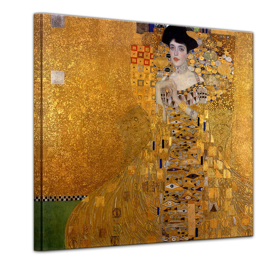 Bilderdepot24 Bild auf Leinwand | Gustav Klimt Adele Bloch Bauer I in 60x60 cm als Wandbild | Wand-d