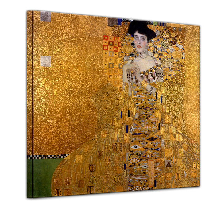 Bilderdepot24 Bild auf Leinwand | Gustav Klimt Adele Bloch Bauer I in 60x60 cm als Wandbild | Wand-d