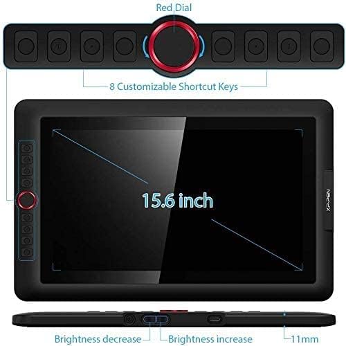 XP-PEN Artist 15.6 Pro Grafiktablett, 1080x1920 Pen Display, volllaminierter Bildschirm, Kreatives E