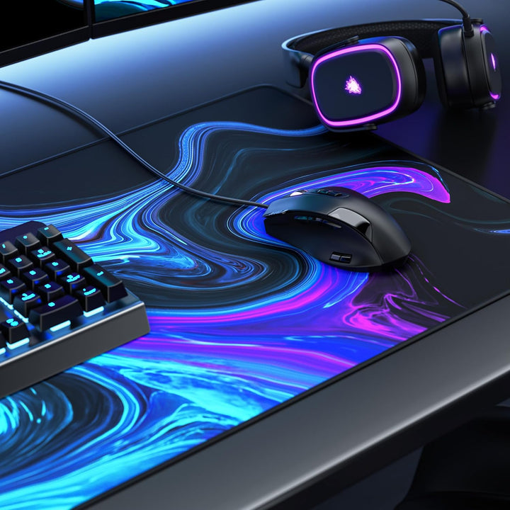 TITANWOLF - XXL Speed Gaming Mauspad 900x400mm - XXL Mousepad - Tischunterlage Large Size - verbesse