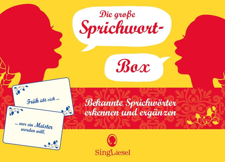 Das Spiel für Senioren. Die grosse Sprichwort Box, Spiel