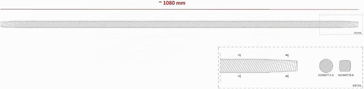 Ersatzteil Antriebswelle Welle Langhalsschleifer Deckenschleifer Wandschleifer passend für Flex (Ant