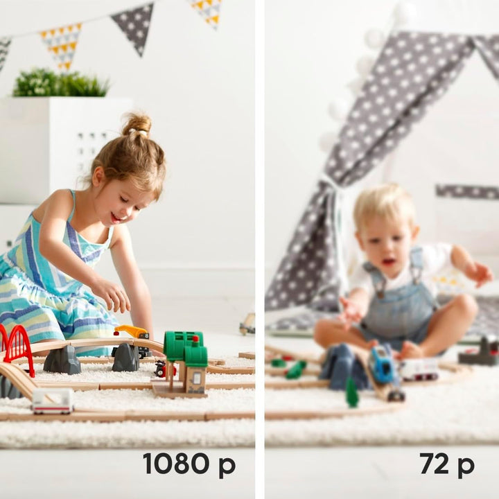 Hama Überwachungskamera innen (smarte WLAN Kamera mit Nachtsicht, 1080p, Aufzeichnung, Bewegungsmeld