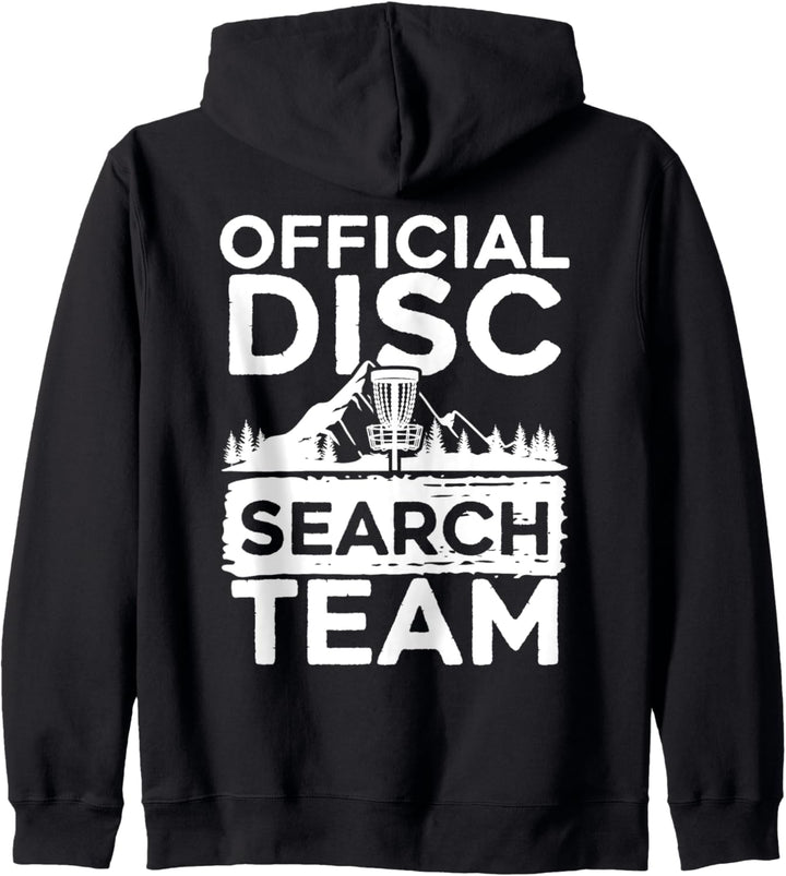 Official Disc Search Team Disc Golf Course Frisbee Kapuzenjacke