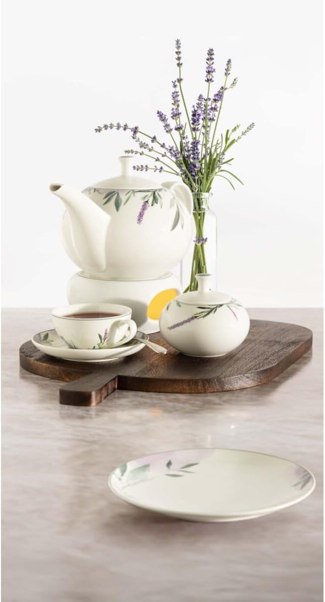 Seltmann Weiden Savona Provence Teeservice 15-teilig | Cremeweiss