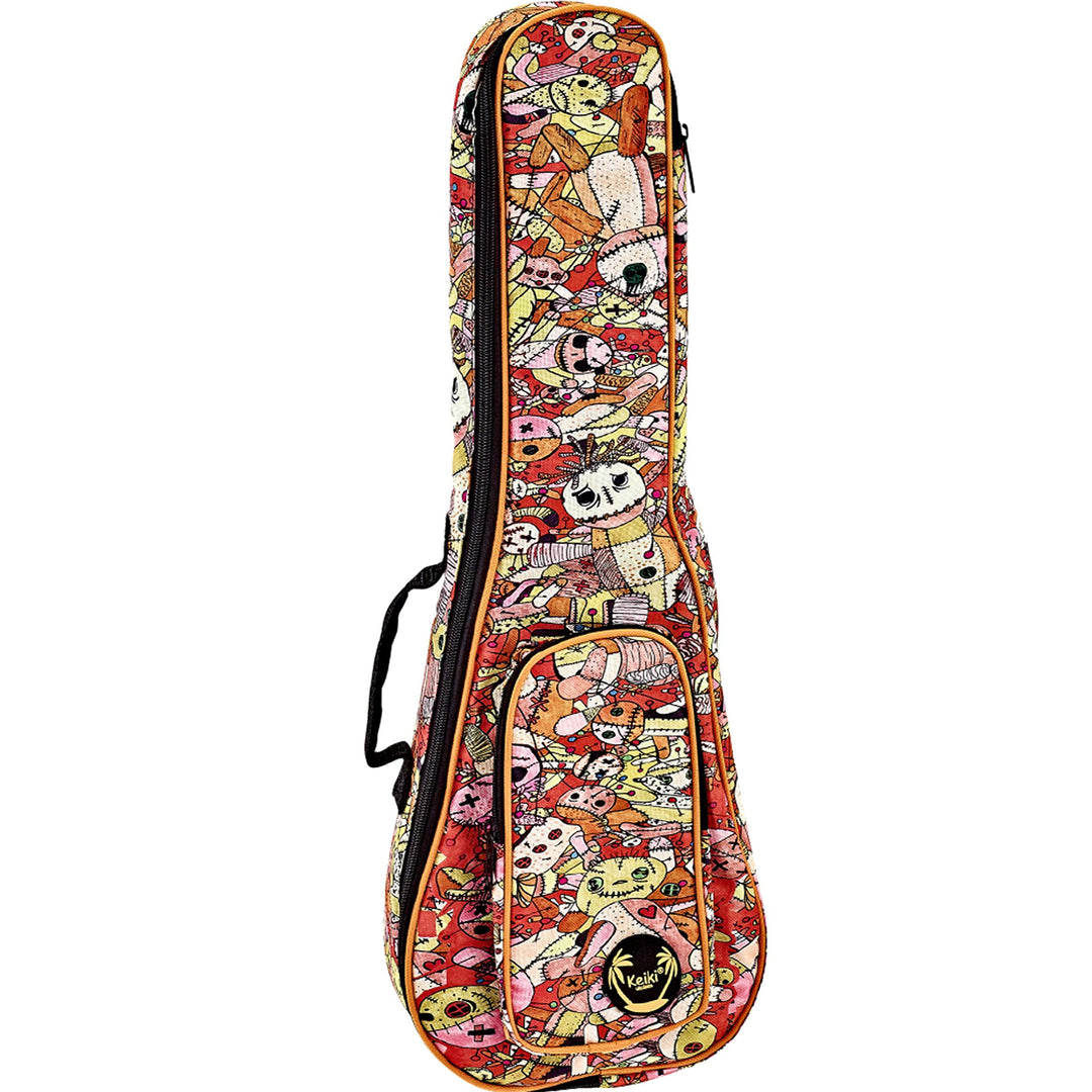 ORTEGA Gigbag für Tenor Ukulelen mit Schultergurten - Voodoo Puppet (KUB-VP-TE) Tenor Ukulele Voodoo