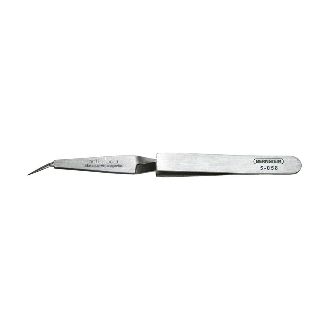 Bernstein Kreuzpinzette 120 mm Form 53c Edelstahl, selbsthaltend | Rostfrei, Antimagnetisch, Säurebe