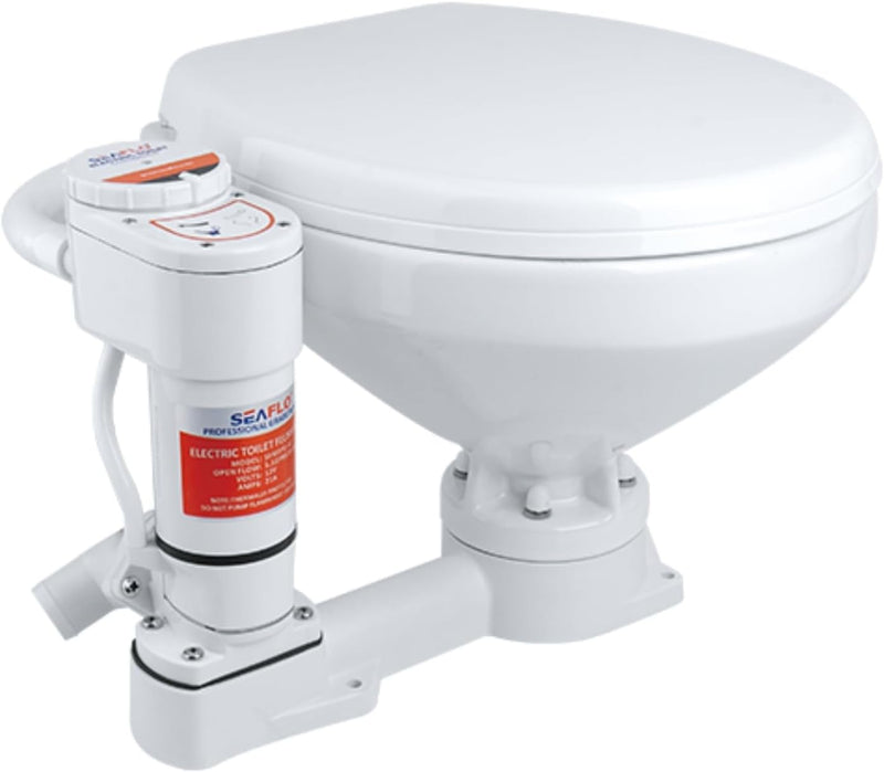Seaflo Manuell auf elektrische Marine WC-Umrüstsatz, Weiss, SFMTP1-02 12 V, 12 V