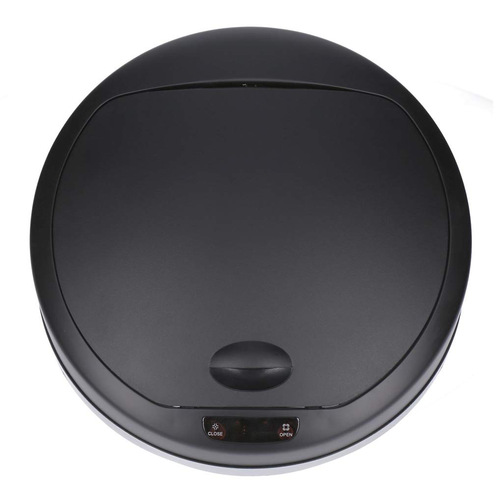 TALK-POINT TP Sensor Müll-Eimer, Abfall-Behälter aus Edelstahl, automatischer Deckel, rund, ca. 30 L