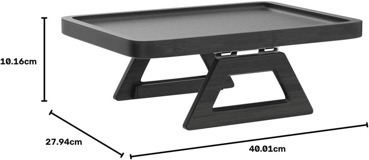 Shamrock Home Bambus-Tablett, Couch-Arm-Tisch, Clip-On-Tablett, Sofatisch für Sofas, Armlehnen für T