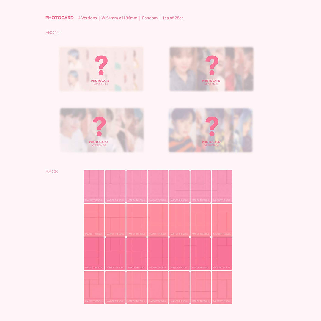 BTS Album - MAP OF SOUL : PERSONA [ 1 Ver. ] CD + Photobook + Mini Book + Photocard + Postcard + Pho