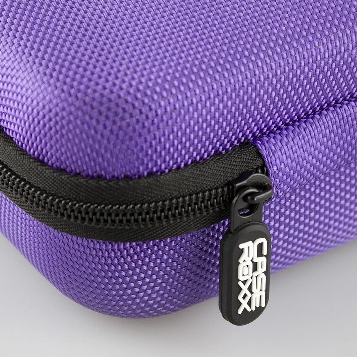caseroxx Schutztasche für Lernspielkonsole kompatibel mit V-Tech Rocket Twist in lila, Transport Auf