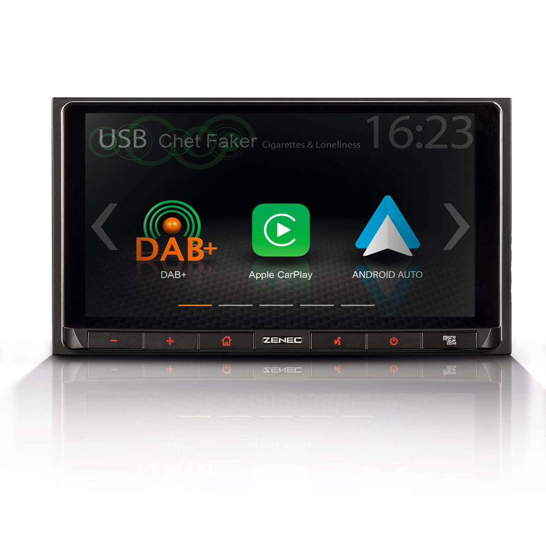 ZENEC Z-N528: 2-Din Autoradio/Infotainer, Multimediasystem mit 17,1 cm / 6,75“ Touchscreen, DAB+, Bl