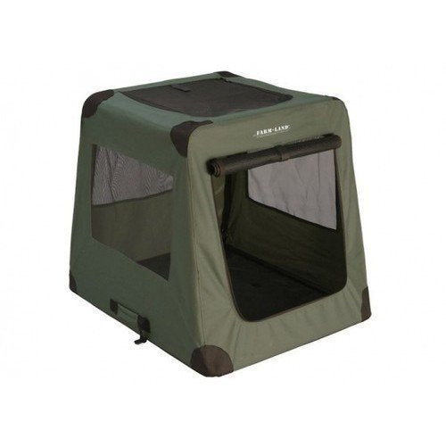 Hunde Transportbox Hundebox Autobox faltbar grün