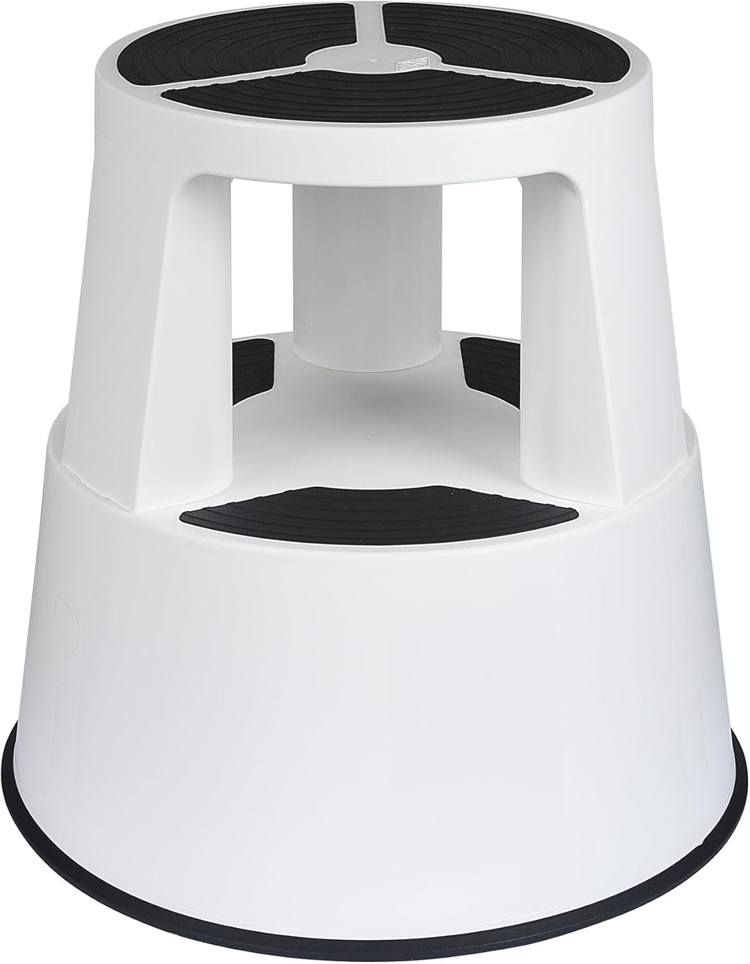 WEDO Rollhocker Super Step – robuster Tritthocker aus bruchfestem Kunststoff, TÜV/GS-geprüft nach EU
