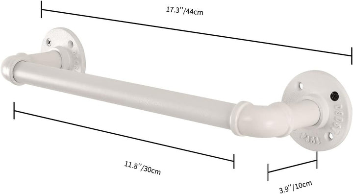 Rohrhandtuch Bar Wand montiert Industriehandtuch Rack Halter Rustikale Heavy Duty Badezimmer Hardwar