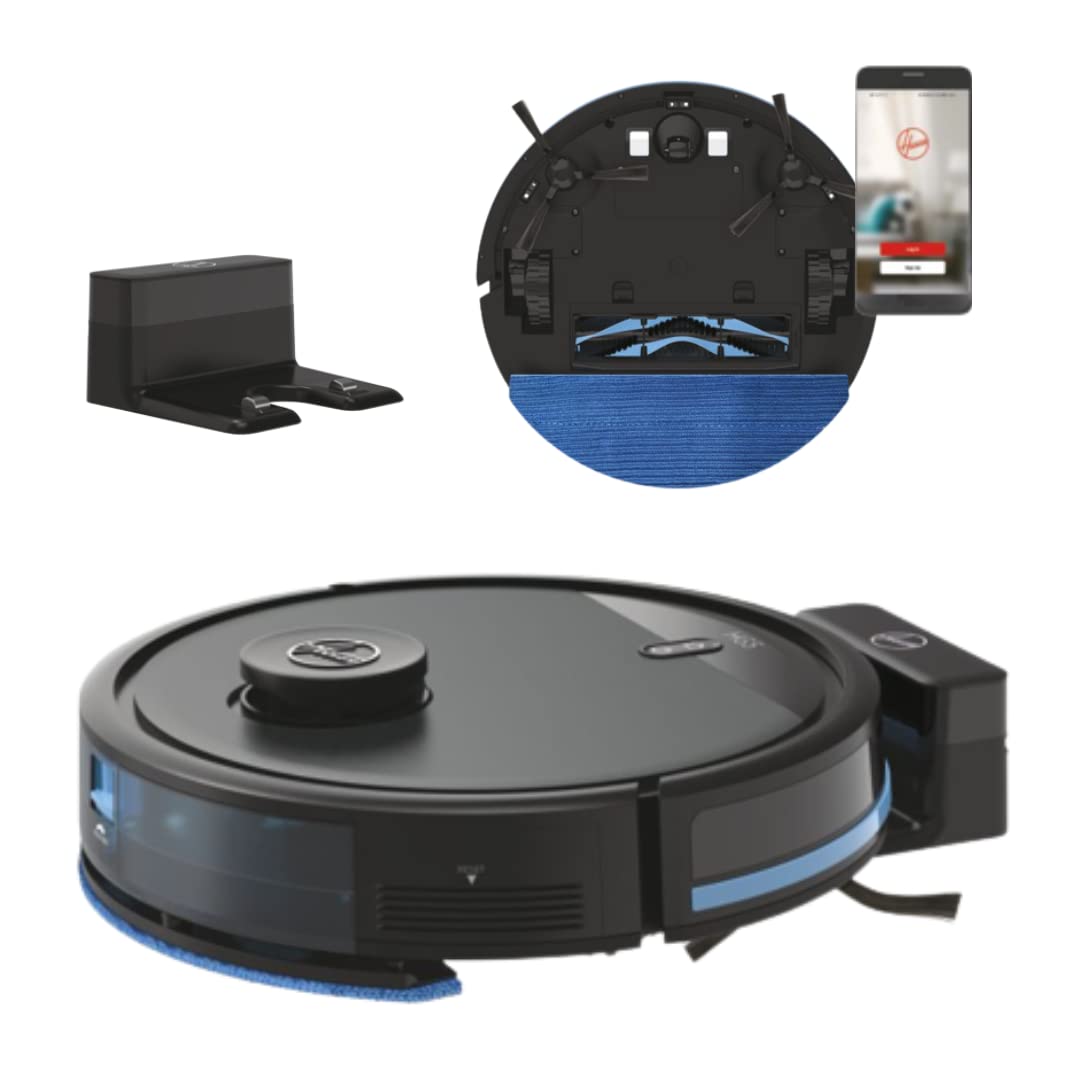 Hoover HG5 Saugroboter mit Wischfunktion und App-Steuerung inkl. Karte und Zeitplan – HYDRO Roboter