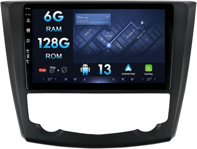 9 Zoll Android 12 Autoradio für Renault Kadjar 2015–2019 – KOSTENLOSE Rückfahrkamera und Mikrofon –