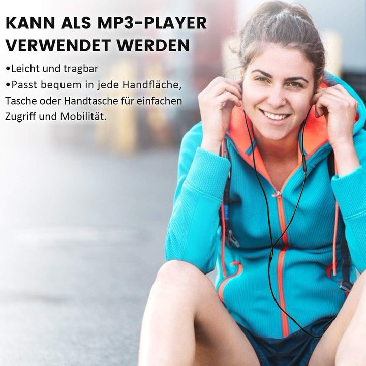 Mini Digitales Diktiergerät |16GB Audio Aufnahmegerät mit Stimmenaktivierung |192Stunden | One-Touch