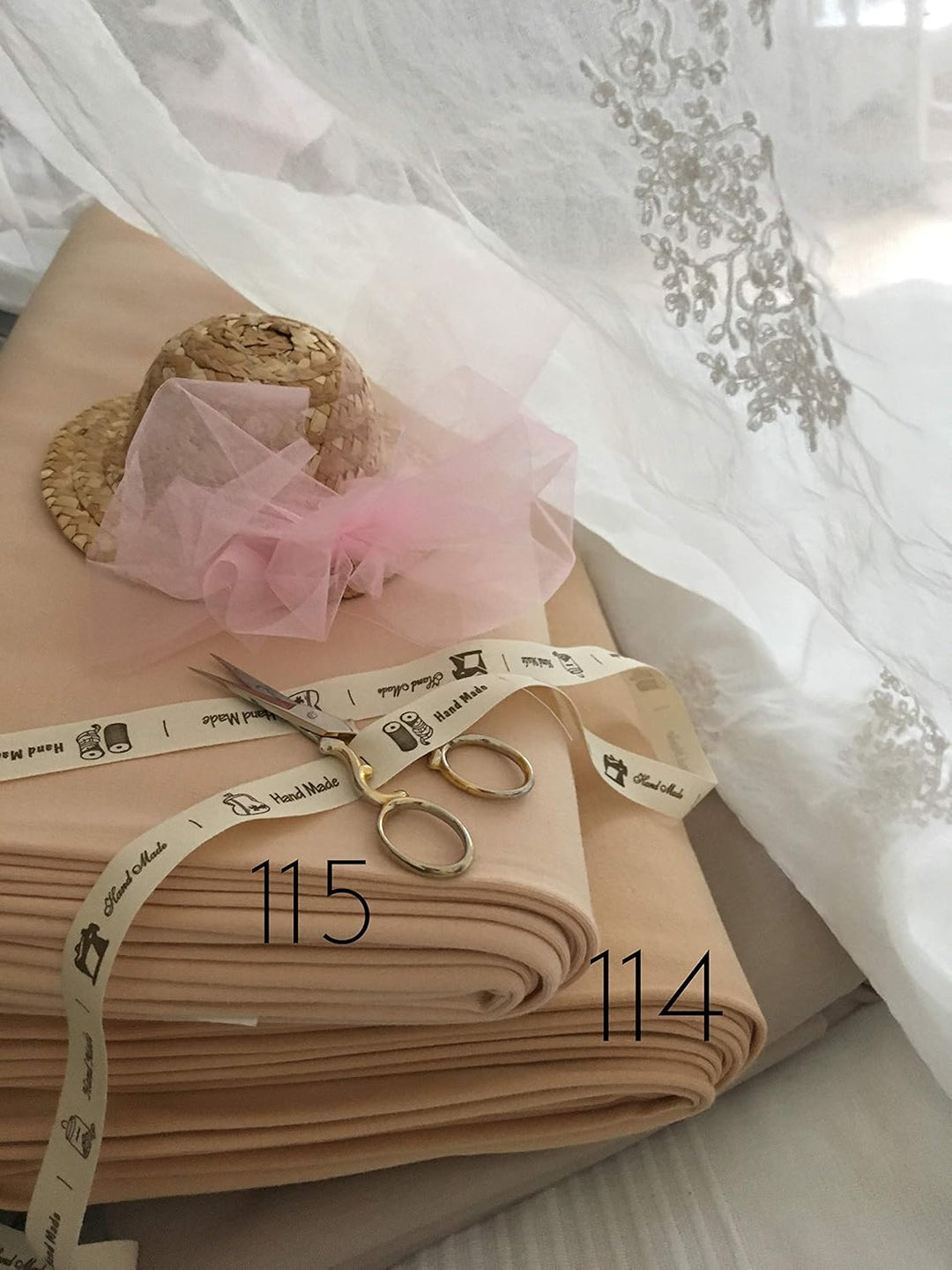 De Witte Engel Puppe Jersey hautfarben Stoff DIY Gesicht und Körper Puppenherstellung 50 * 80 cm (He