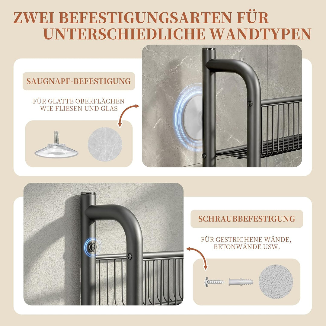 Takumi∞X Schmales Regal Badezimmer 10 cm Tief Regal Hinter der Tür Schwarz, Schwarz