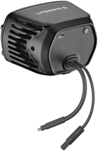 LITEMOVE RXW-2900 Frontlicht mit Fernlicht, Black, 83 x 50.8 x 52mm