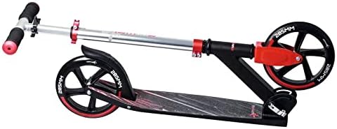 muuwmi Aluminium Scooter – Tretroller, 205 mm, ABEC 7, für Kinder und Erwachsene, GS geprüft, höhenv