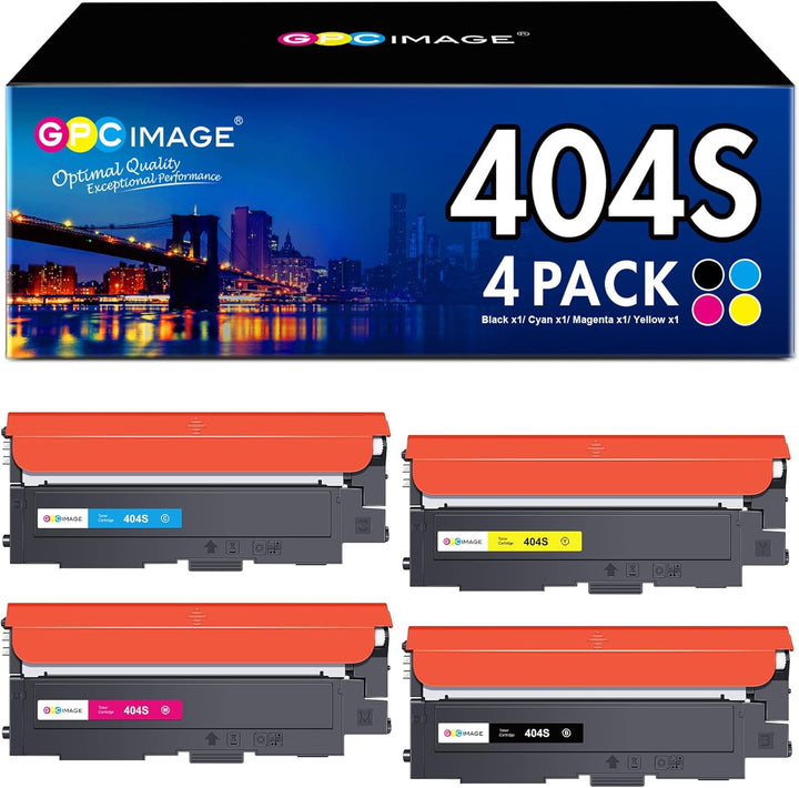 GPC IMAGE CLT-P404C Tonerkartusche Kompatibel für Samsung CLT-K404S C404S Y404S M404S Toner für Xpre