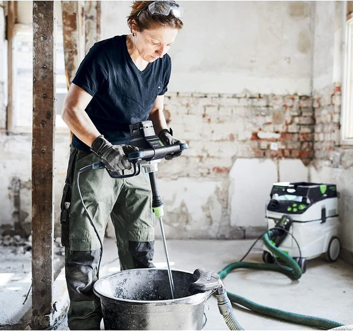 Festool Rührwerk MX 1600/2 RE EF HS3R (mit Wendelrührer, Adapter, Doppelmaulschlüssel, Absaugung)