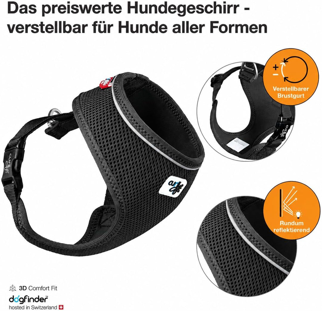 Basic Harness Air-Mesh Black M M Black, M Black