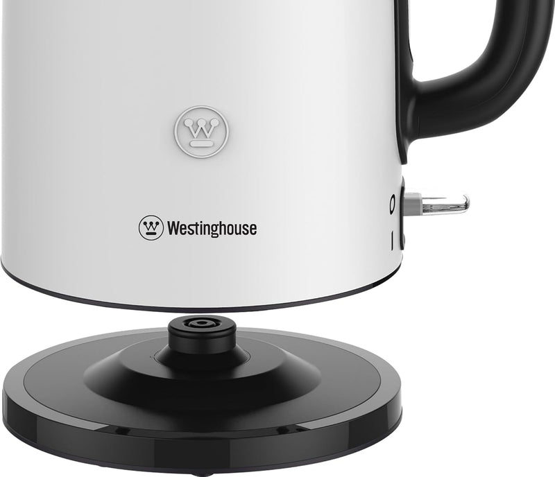 WESTINGHOUSE Wasserkocher Basic-Serie 2200 Watt, Wasserkocher Edelstahl mit 1,7 Liter Fassungsvermög