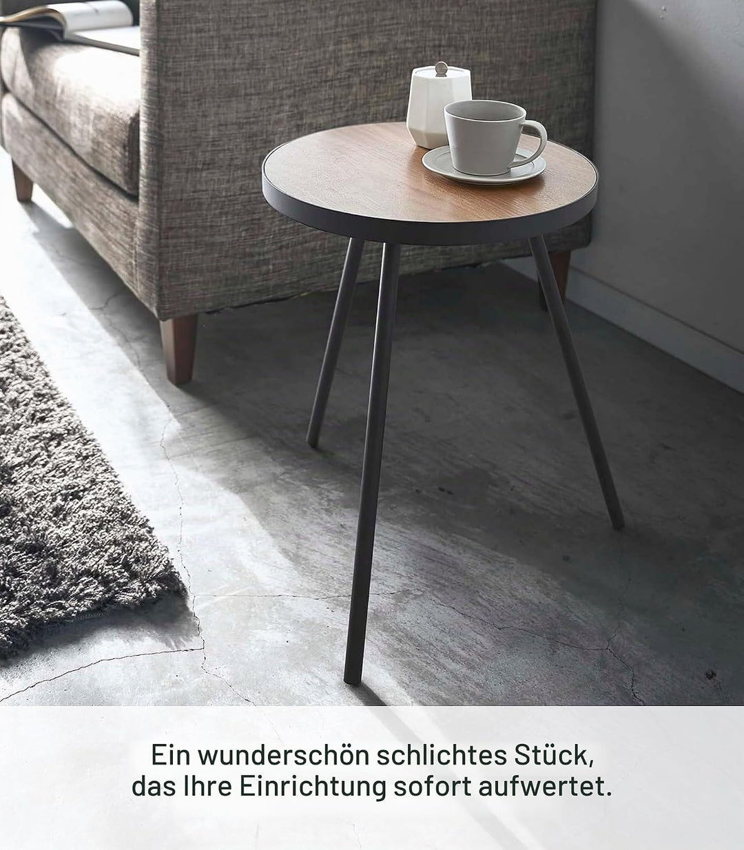 Yamazaki Tower Beistelltisch, Schwarz, One Size