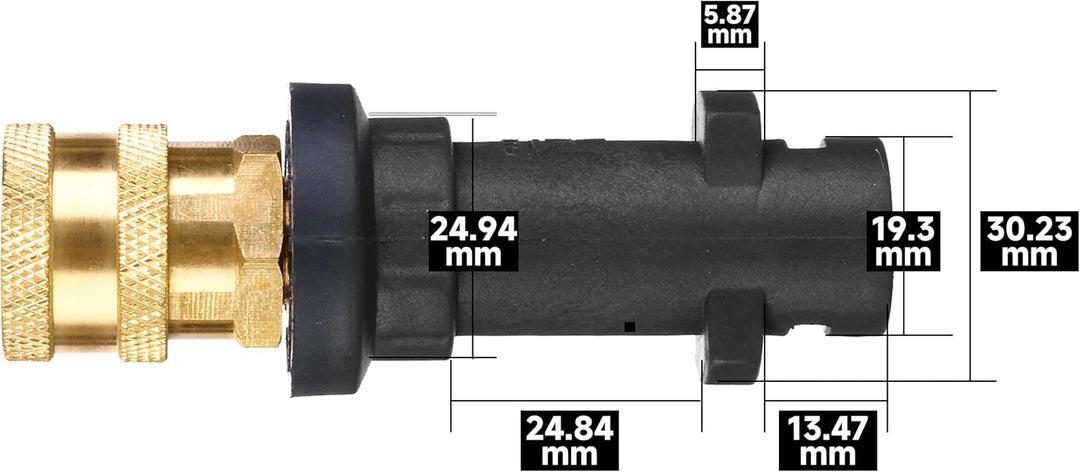 M MINGLE 40,6 cm Unterbaureiniger, kompatibel mit Kärcher K-Serie, K2, K3, K4, K5, K6, K7, Hochdruck