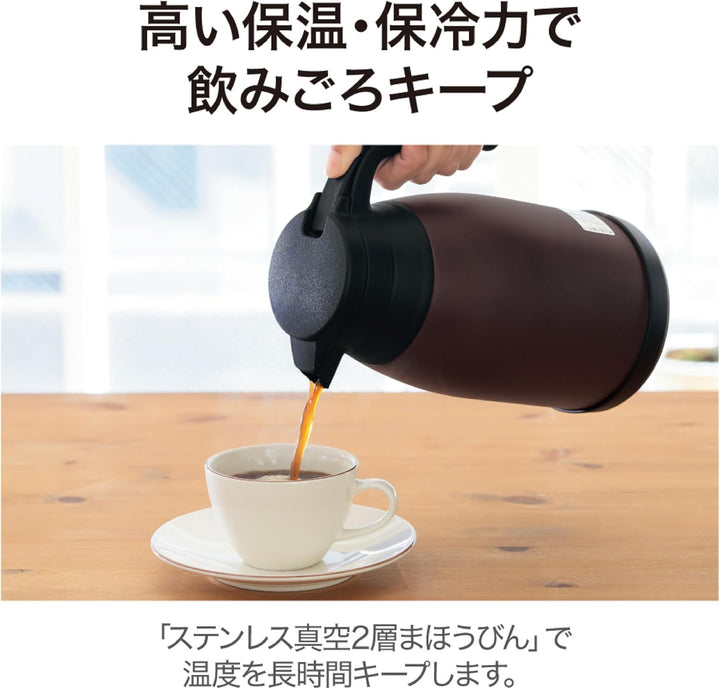 Zojirushi SH-RA15-XA Edelstahltopf 1,5 L Edelstahl 1.5-Liter Rostfrei, 1.5-Liter Rostfrei