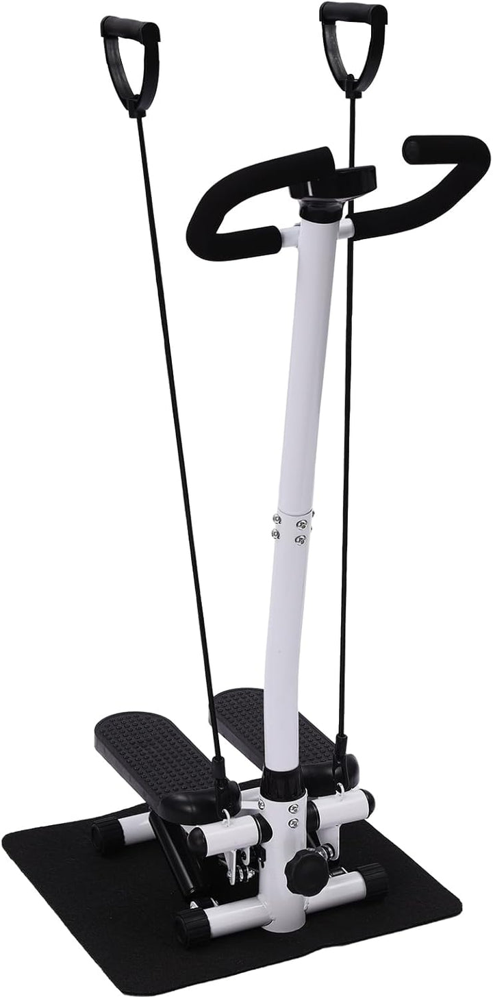 Up-Down Stepper mit Lenker-Swing und Widerstandsbänder - Trainingseinheit, Tragfähigkeit 150kg für Z