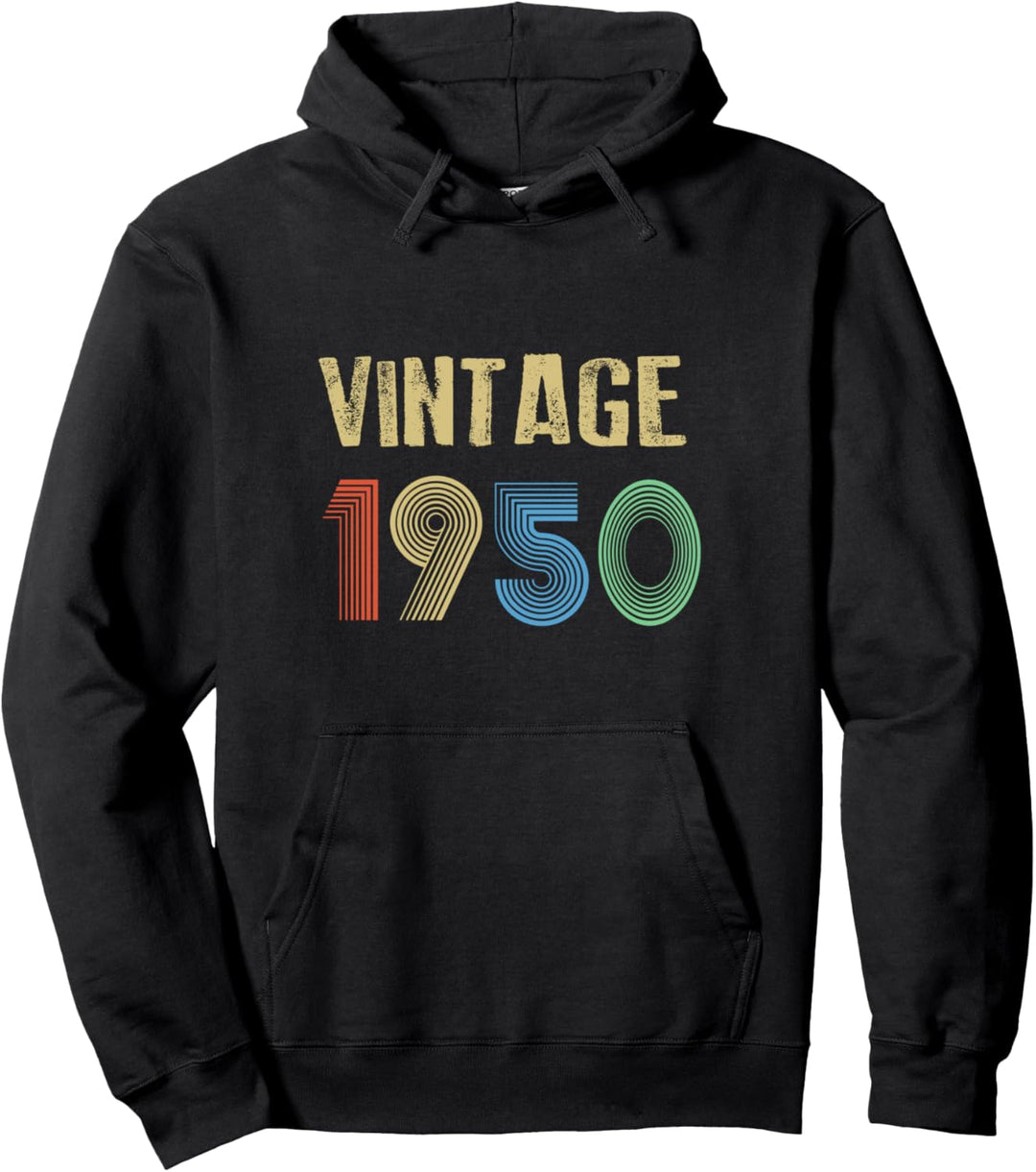 Vintage Geburtstag 1950 Pullover Hoodie