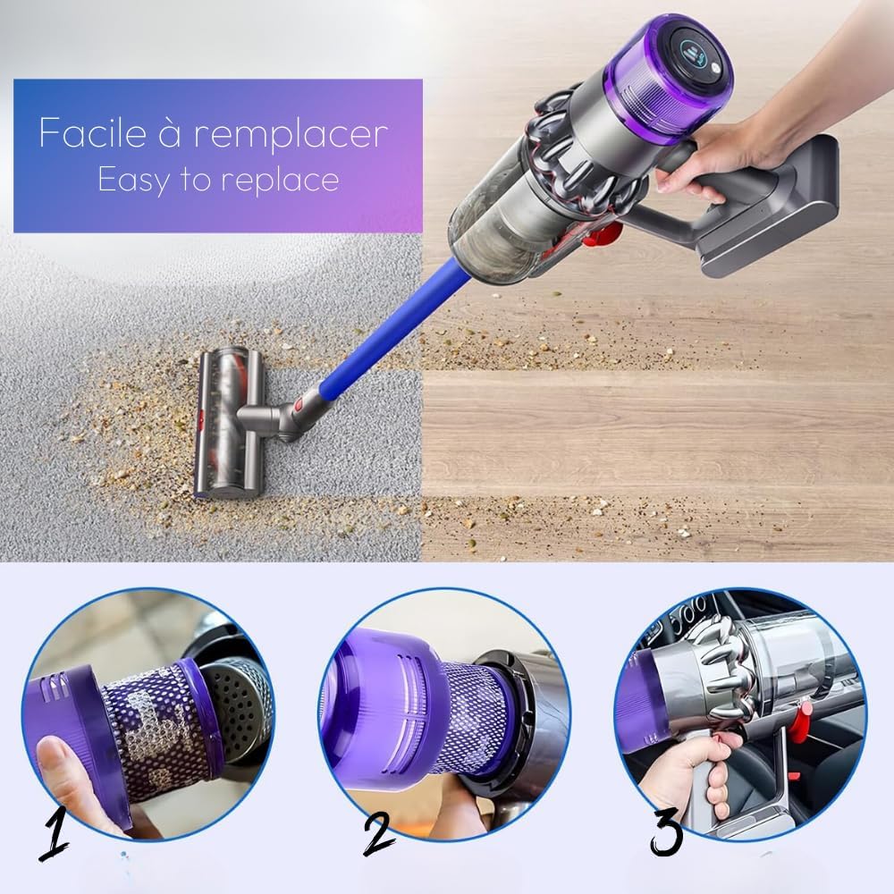 Staubsaugerfilter für Dyson V11 V15 | Animal Absolute Torque Drive Fluffy Complete Pro V15 Detect SV