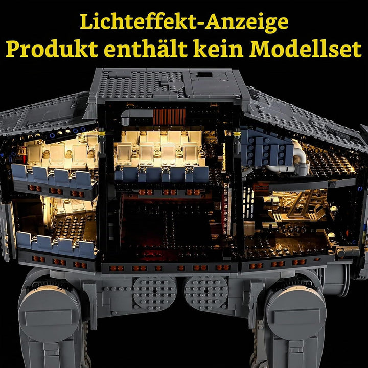 GEAMENT (grosse Grösse LED Licht-Set Kompatibel mit Lego Star Wars 75313 at-at Baumodell (Lego Set N