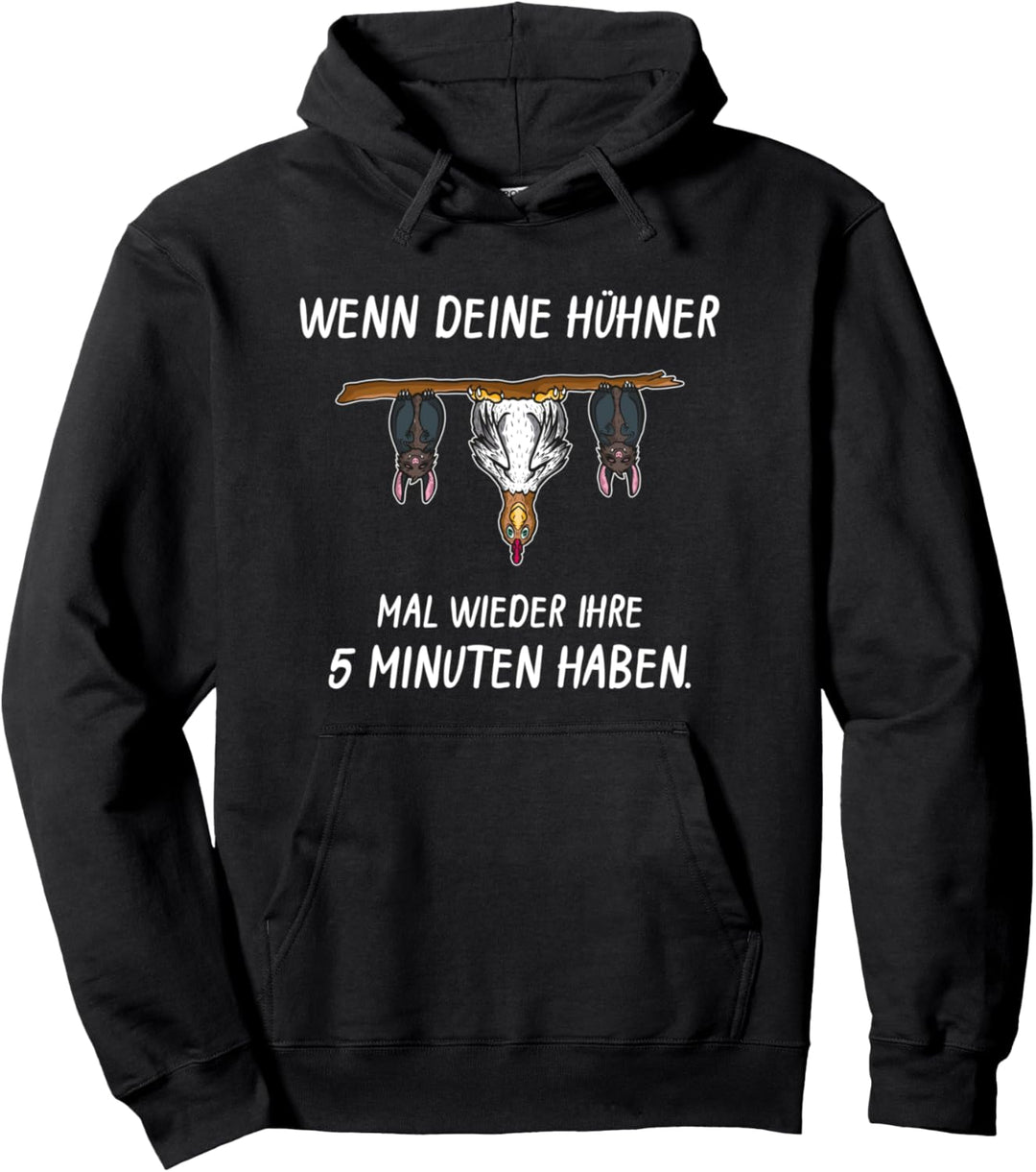 Lustiges Huhn Motiv Spruch Bauernhof Haustier Eier Henne Pullover Hoodie