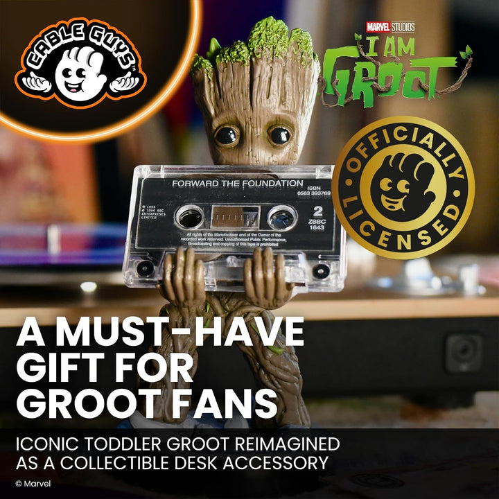 Cableguys - Toddler Groot Marvel Accessories Holder &amp; Phone Holder for Most Gaming Controller (Xbox,