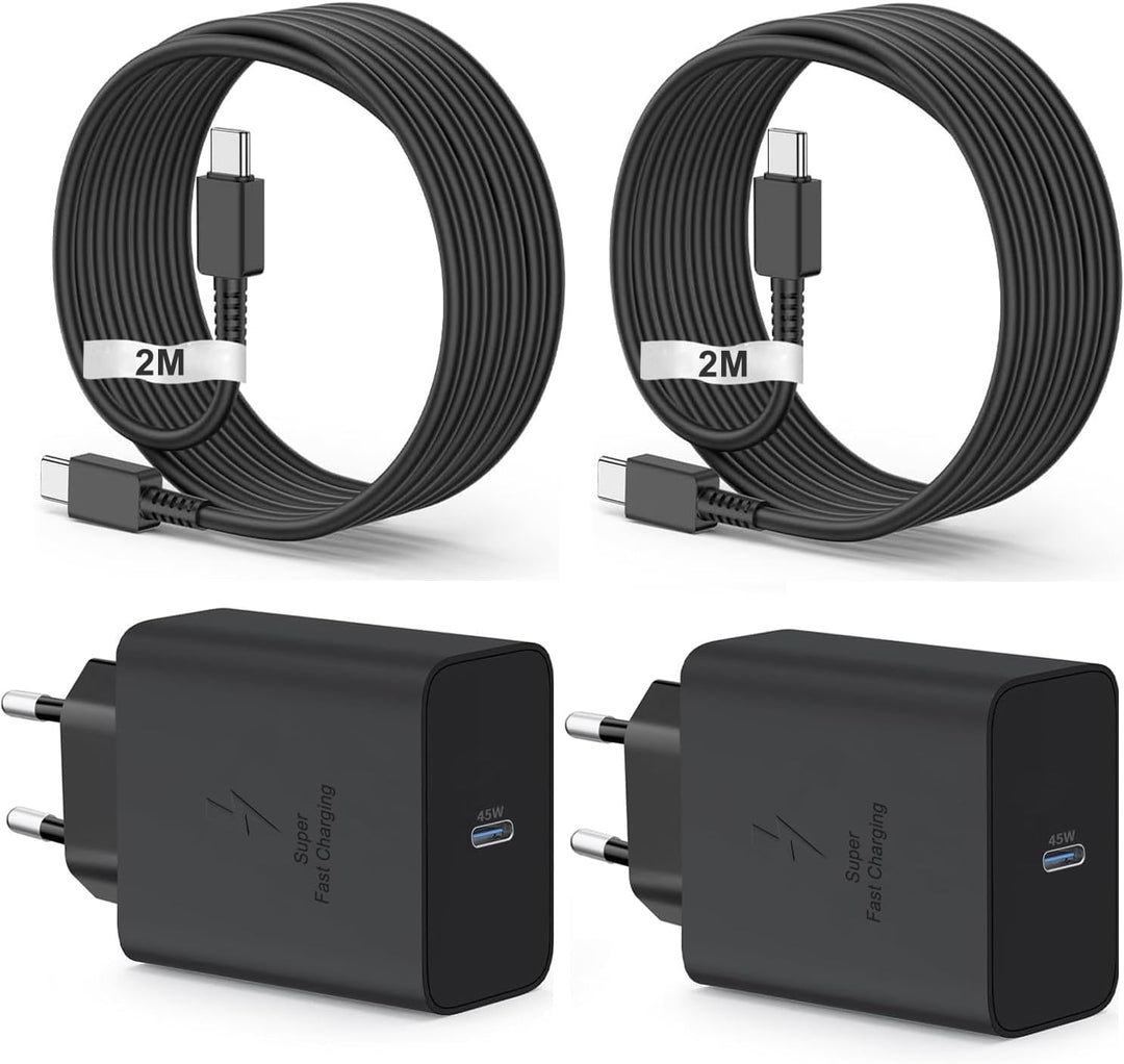 45W USB C Schnellladegerät Ladekabel für Samsung Galaxy S25 S24 S23 S22 S21 Ultra S20 A56 A55 A54 A5