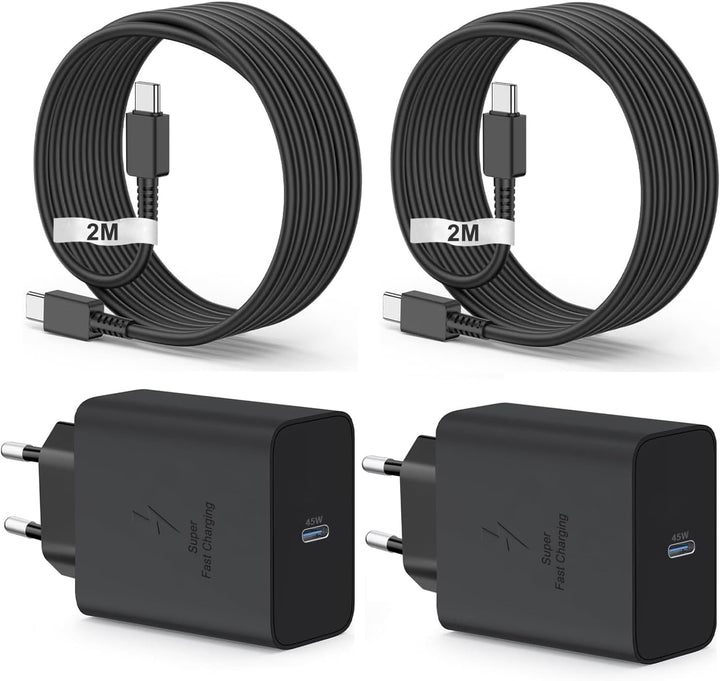 45W USB C Schnellladegerät Ladekabel für Samsung Galaxy S25 S24 S23 S22 S21 Ultra S20 A56 A55 A54 A5