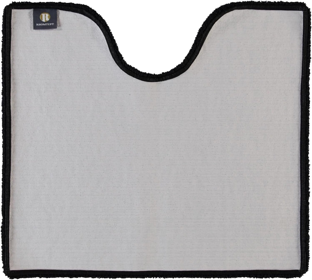 Rhomtuft Badteppiche Square Aqua - 78 Toilettenvorlage mit Ausschnitt 55x60 cm, Toilettenvorlage mit
