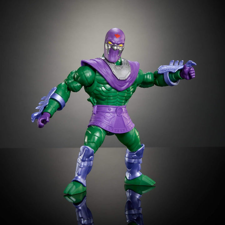 Masters of the Universe Origins Turtles of Grayskull Deluxe Actionfigur, beweglicher mutierter König
