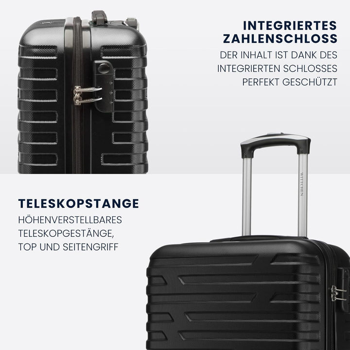 WITTCHEN A-line II Kabinengepäck Kabinenkoffer Handgepäck Rollkoffer Reisekoffer Bordkoffer Hartscha