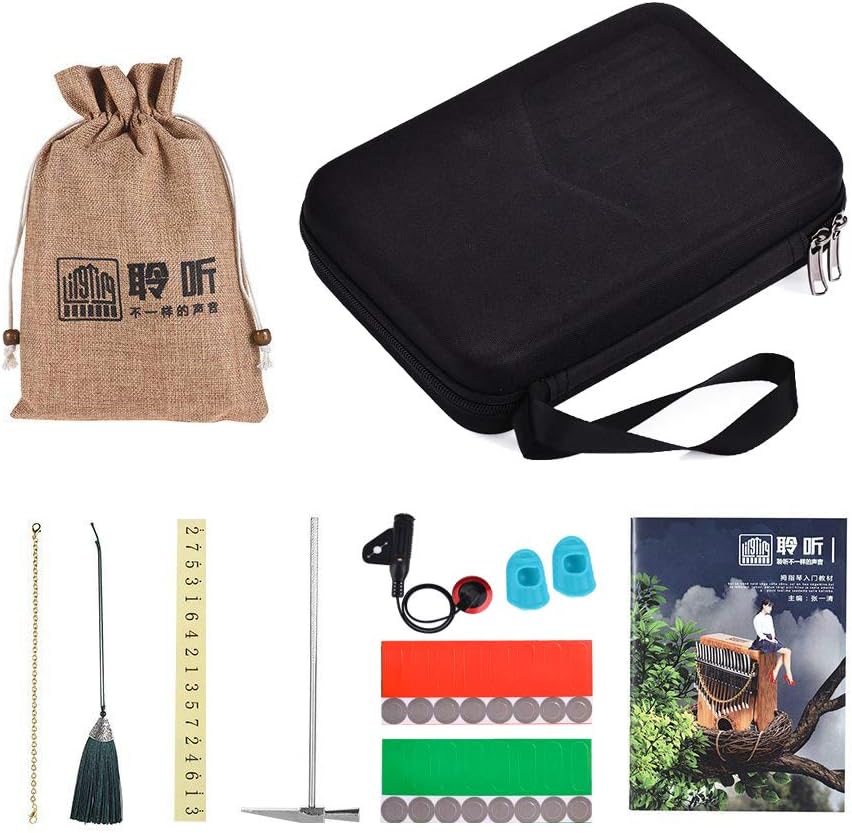 LingTing LT-K17A Kalimba Mbira Daumenklavier mit 17 Tasten