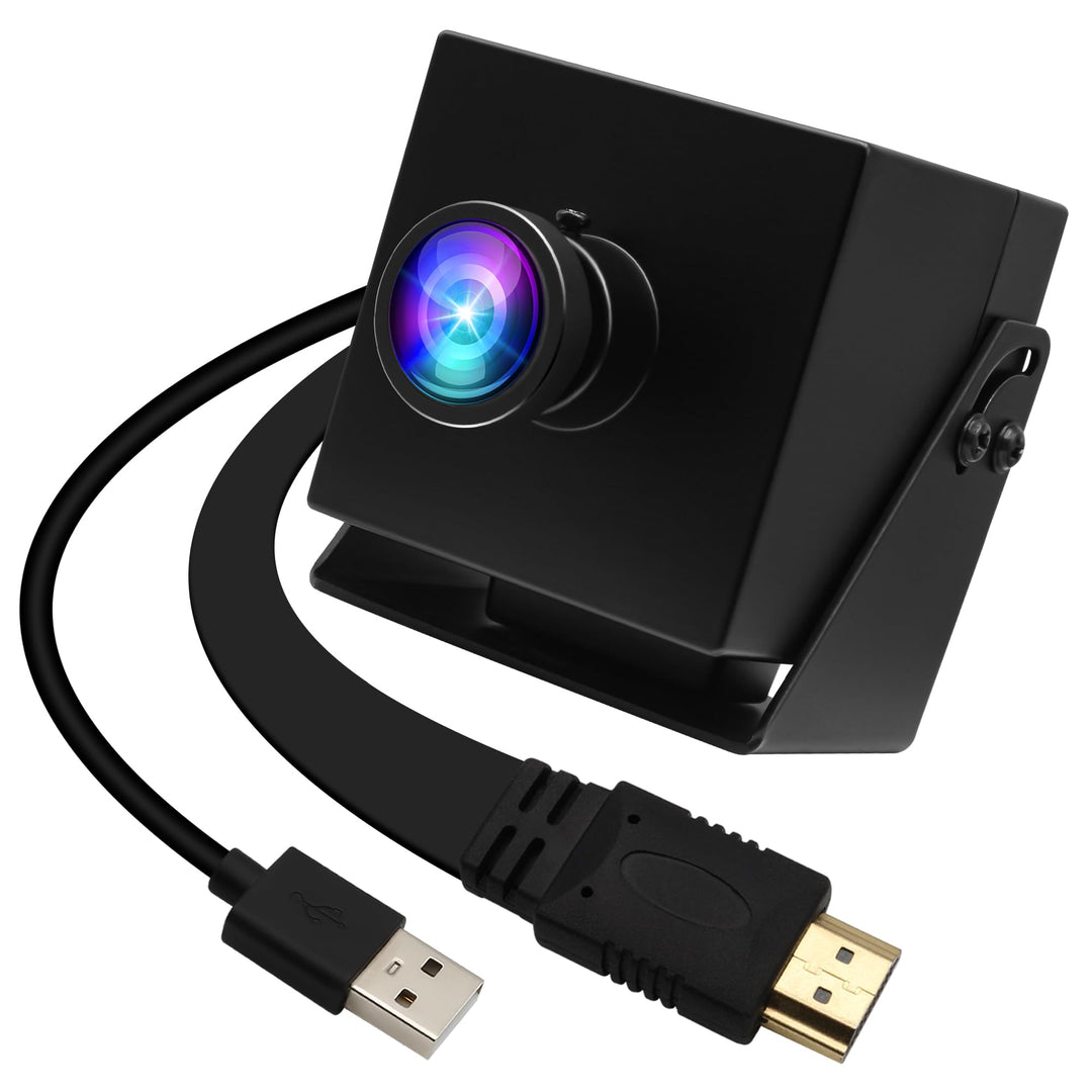 G 4K HDMI USB Kamera Dual Output Webcam für Computer Monitor TV Weitwinkel PC Kamera Verzerrungsfrei