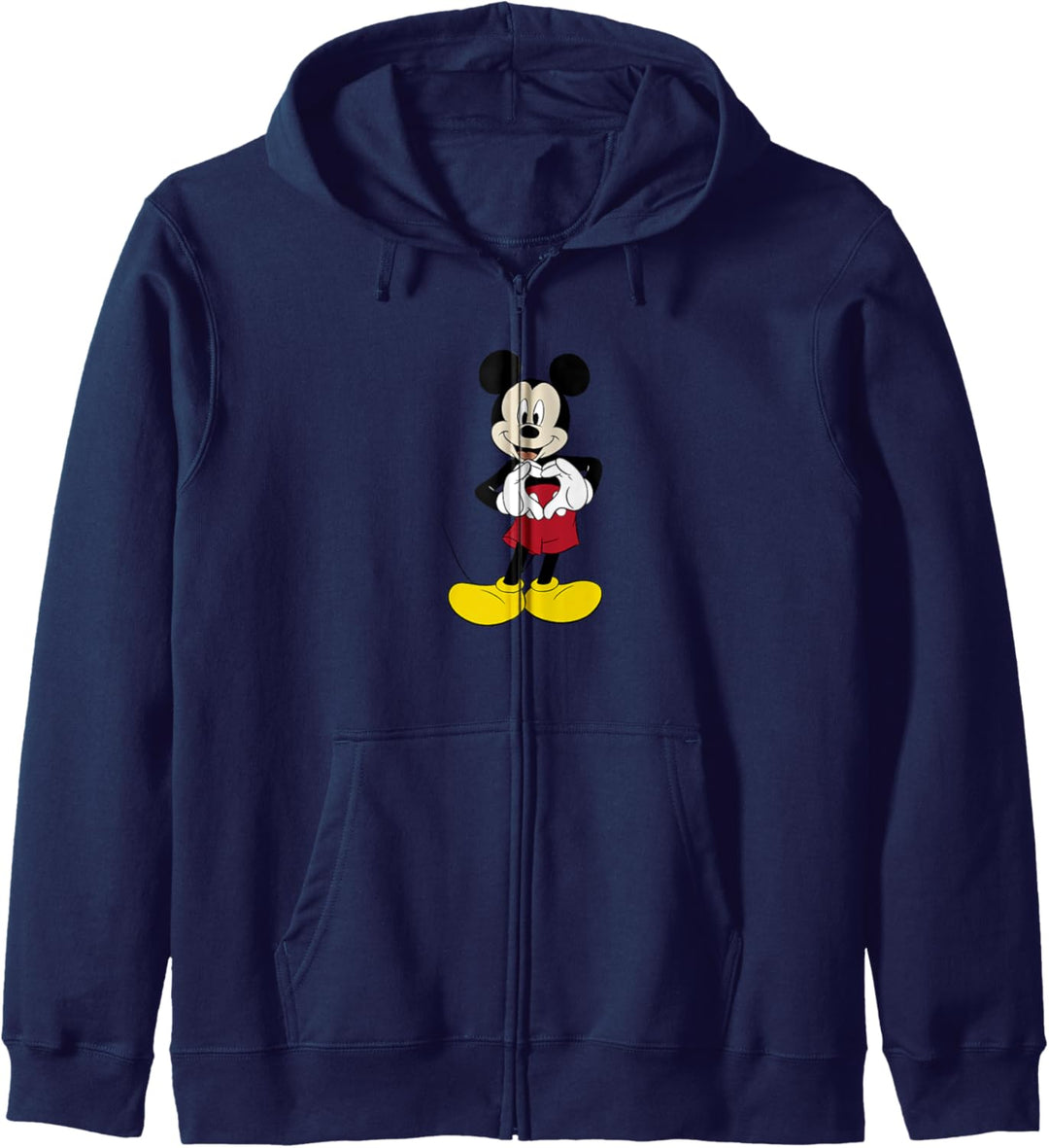 Disney Mickey Mouse Classic Heart Hands Give Love Kapuzenjacke